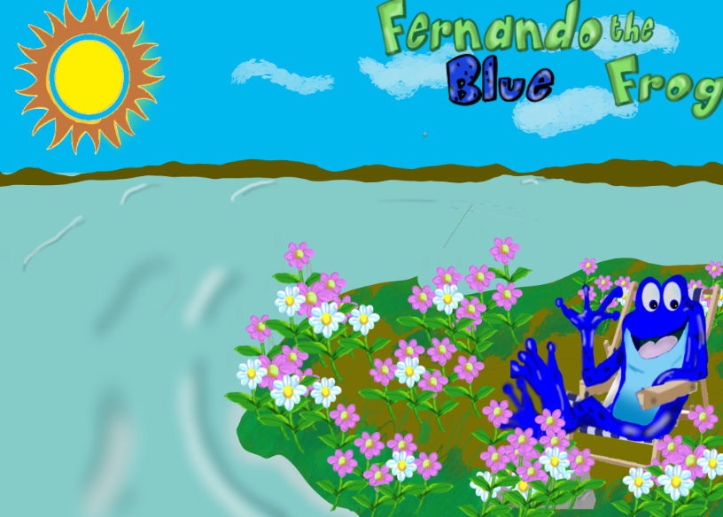 Fernando the Blue frog